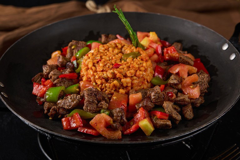 Ruvia Restaurant - sac kavurma served for two, a hearty autumn dish